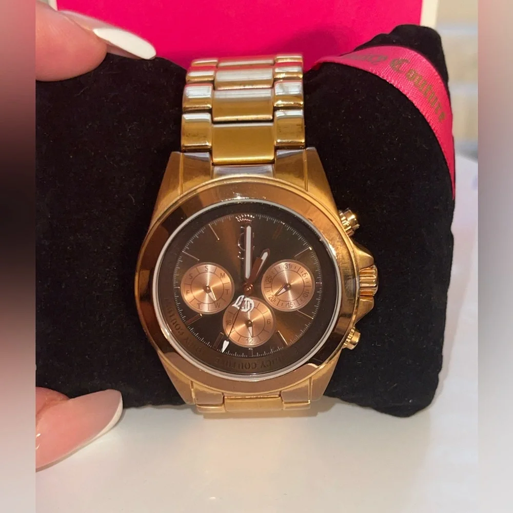 Y2K Vintage Juicy Couture Rose‎ Gold Women’s Watch